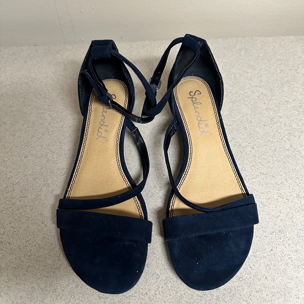 Splendid Dark Blue Strappy Sandals